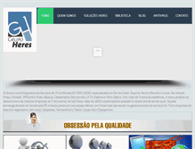 Tablet Screenshot of grupoheres.com.br